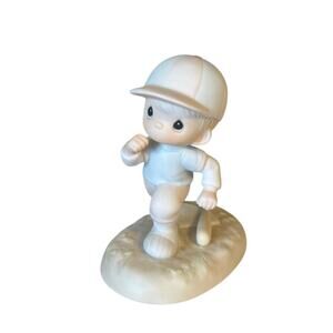 Vintage 1987 Precious Moments Cheers to the Leader Porcelain Figurine 104035